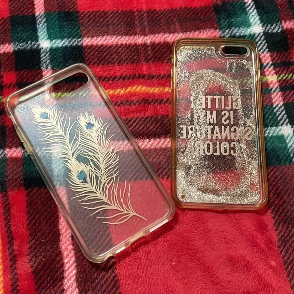 •*SPECK & AGENT 18• 2/iPhone 8+ cases